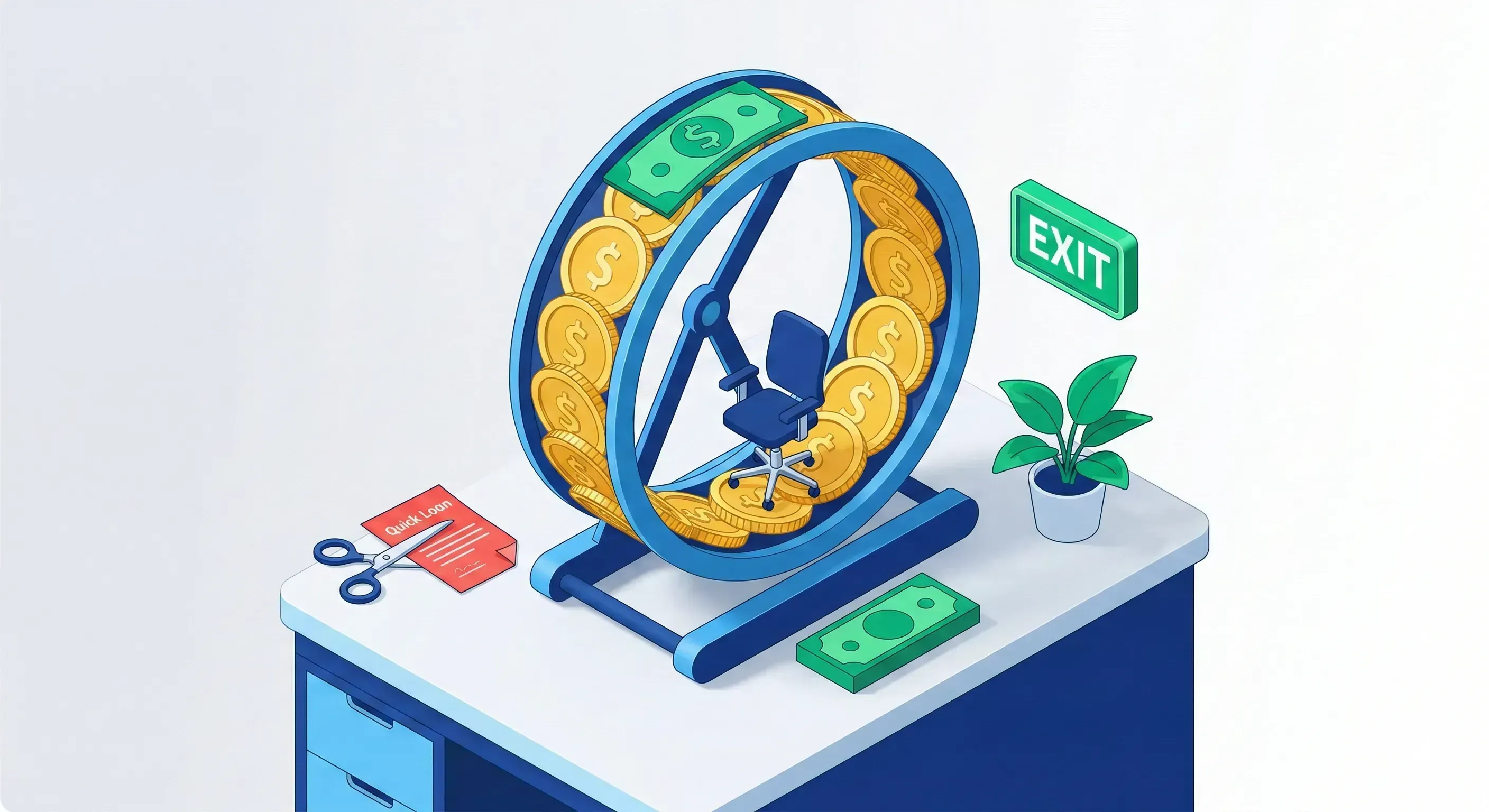 How to escape the vicious cycle of high-interest quick loans