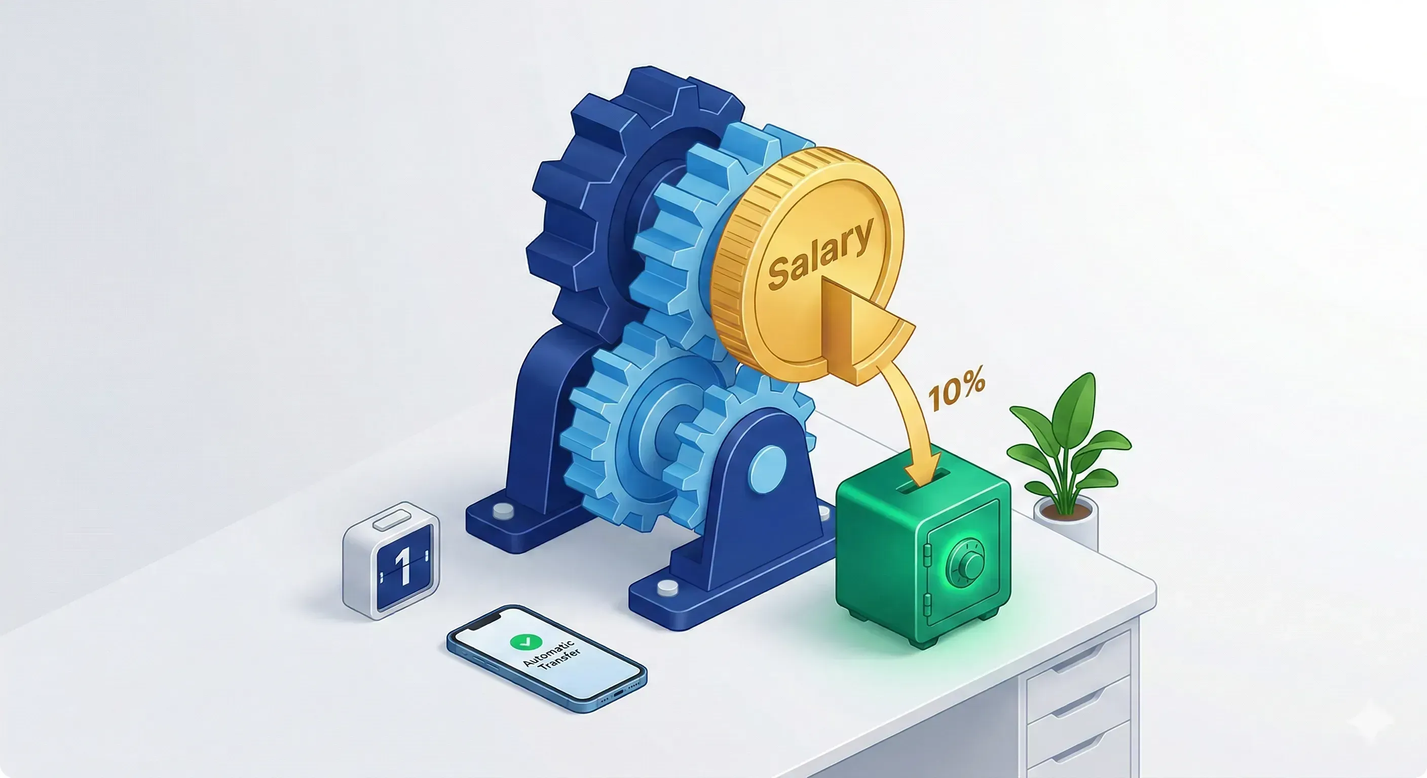 The 10% rule: Save automatically before spending your salary