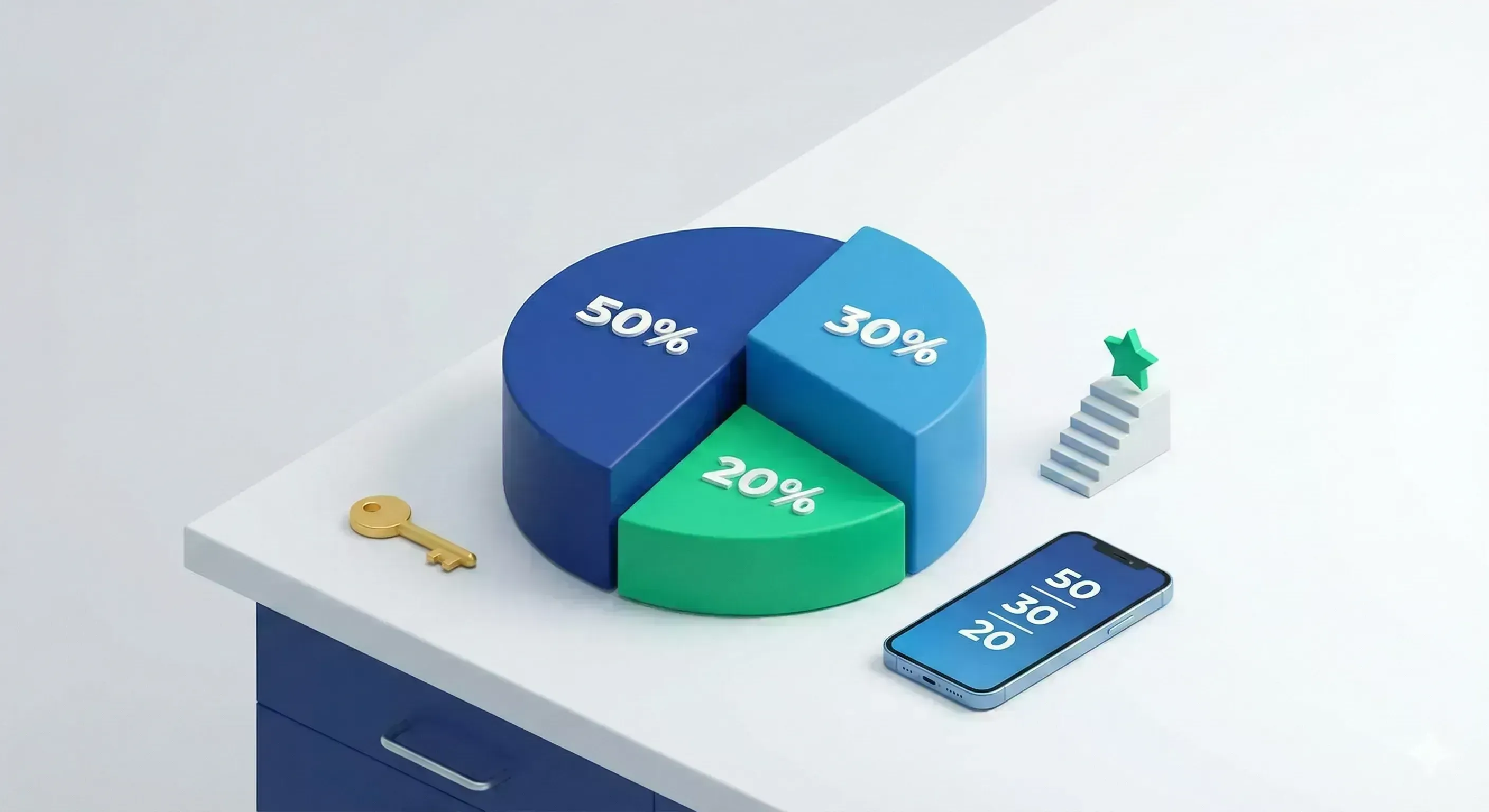 How to apply the 50/30/20 rule to organize your salary